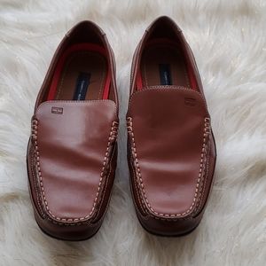 Tommy Hilfiger Dathan Leather Slip-on Loafers